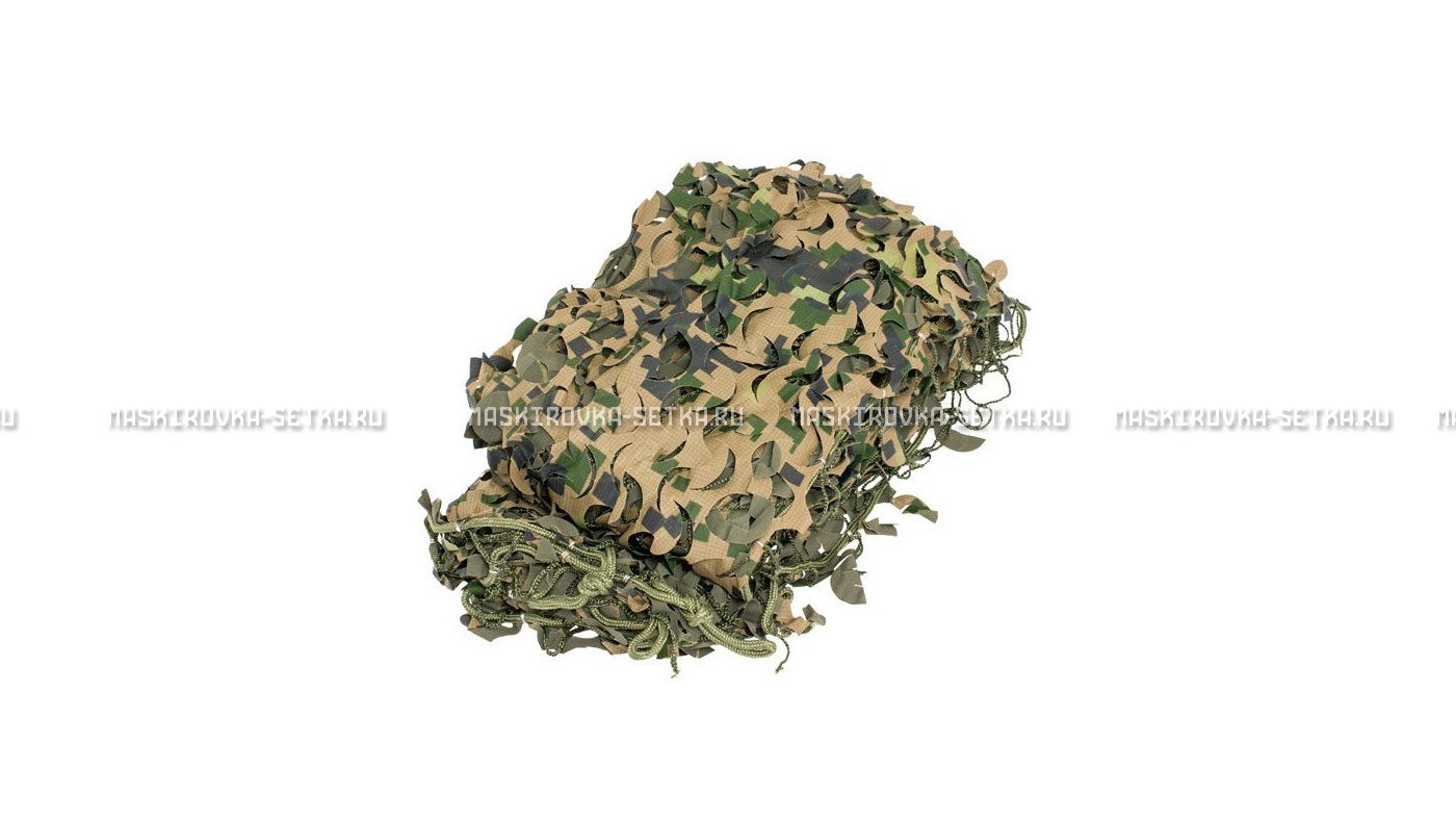 Массеть Camosystems Пейзаж-Профи Лес 3D 1,8х6 м  – купить по цене 7700 руб. в интернет-магазине в городе Красноярск картинка 6