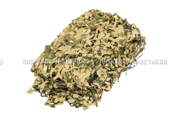 Массеть Camosystems Пейзаж-Профи Милитари 3D 1,8х6 м  – купить по цене 7700 руб. в интернет-магазине в городе Красноярск картинка 1