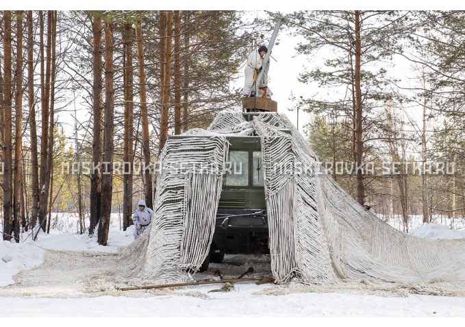 Маскировочный комплект МКТ-2С Снег 12х18 м без АП – купить по цене 58200 руб. в интернет-магазине в городе Красноярск картинка 1