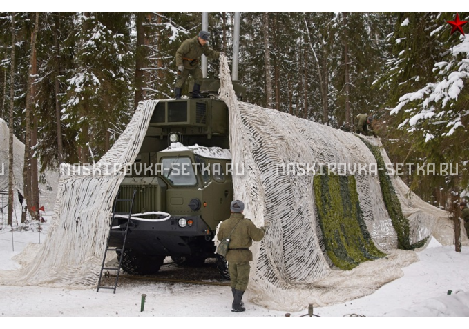 Маскировочный комплект МКТ-2С Снег 12х18 м без АП – купить по цене 58200 руб. в интернет-магазине в городе Красноярск картинка 8